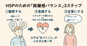 「心地よい距離感」を見つける3つのステップ